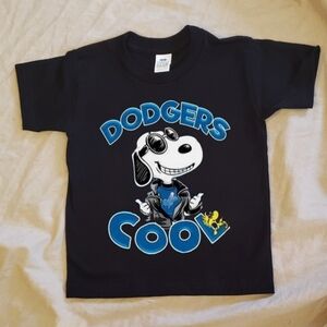 L.A Dodgers 'Snoopy Cool Toddler Tee sizes 2T-6T available